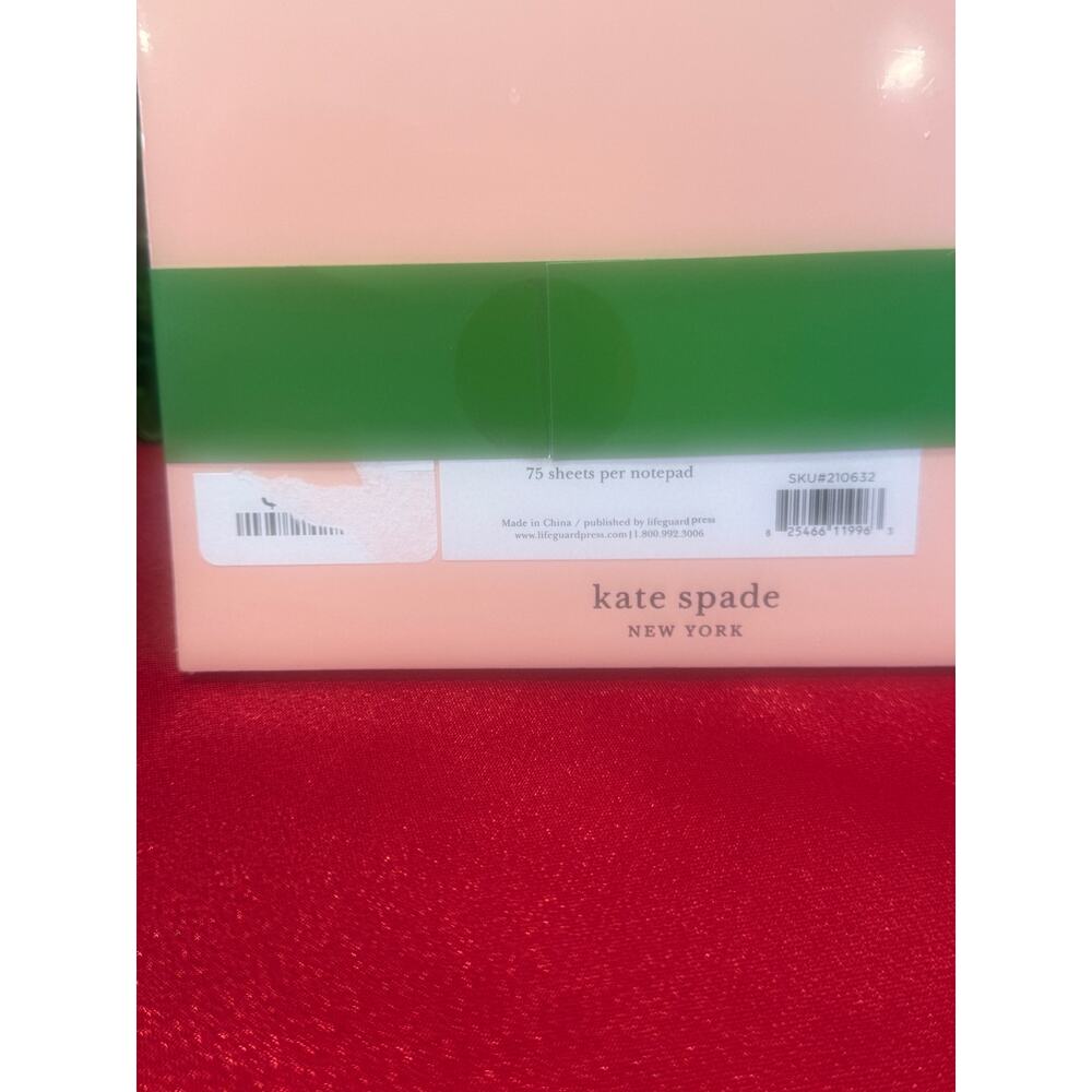 NWT Kate Spade New York 3-in-1 Stacked Notepad Set 225 Total Sheets Desk Notes - Picture 6 of 6
